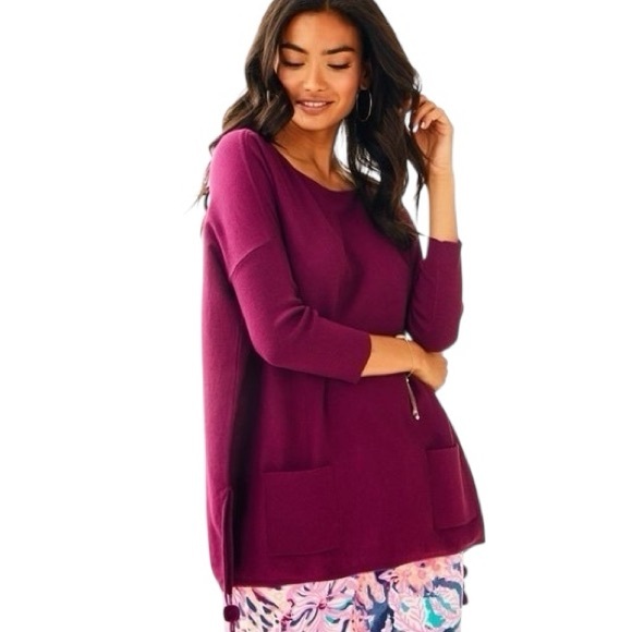 Lilly Pulitzer Sweaters - Lilly Pulitzer Elba Sweater in Shiraz Sz M